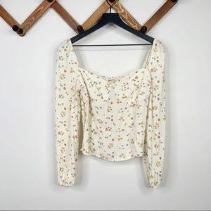 REFORMATION reign blouse in bellagio floral✨8